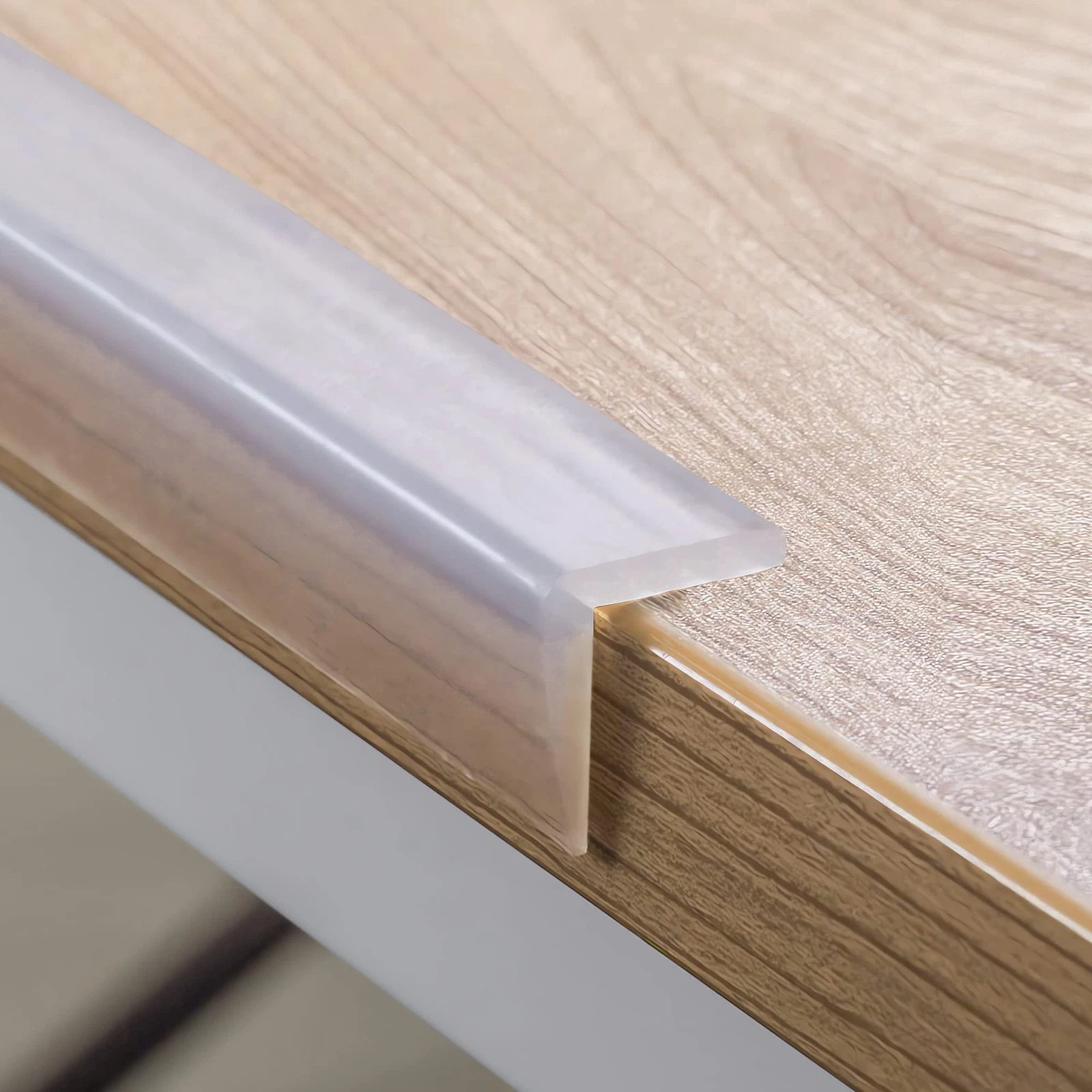 Baby Proofing, Edge Protector 100% Silicone, 32.8ft 0.6x0.6in(Width), Clear