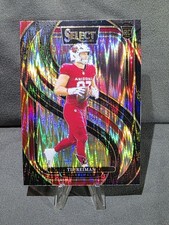 2024 Panini Select Tip Reiman #196 Premier Level  Black & Red Shock Prizm (RC)