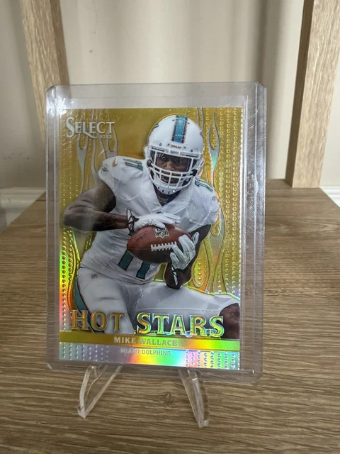 2013 Panini Select Mike Wallace Hot Rookies RC Prizm Gold #10/10