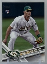 Matt Chapman 2017 Topps Update #US4 Rookie Card (RC) Oakland Athletics MLB