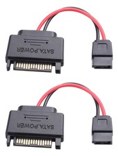 SATA 15pin Male to SATA 6pin Female Adapter Cable Suitable for Slimline Optic...