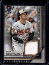 2023 Topps Museum Ryan Mountcastle Meaningful Jersey #/50 Orioles