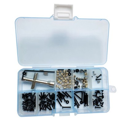 Stainless Screws Case Set Storage Box For FMS Power WAGON FCX24 1/24 RC Car