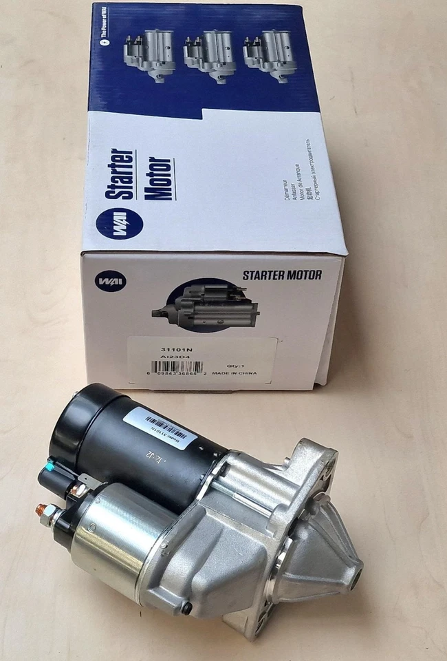 STARTER MOTOR FITS MITSUBISHI CARISMA SPACE STAR WAI 31101N - Image 4 of 4