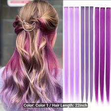 Lavender Pink Hair Extensions 22in New Factory Sealed