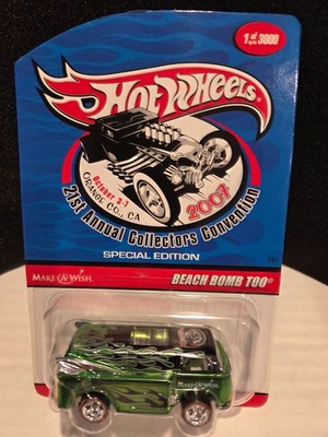 Hot Wheels Beach Bomb Too 2007 21st Annual Collectors Convention Car 1/ 3000R.R.