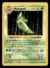 Metapod [Shadowless] #54 Prices | Pokemon Base Set | Pokemon Cards