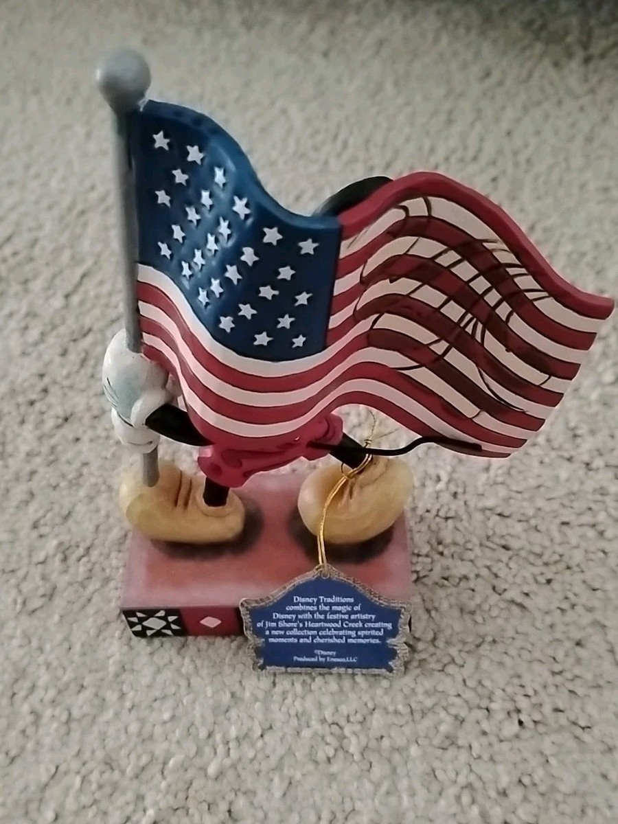 Jim Shore Walt Disney Showcase Mickey Mouse “Old Glory” #4032875