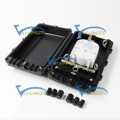48 core 3 In 3 Out Fiber Optic Drop Cable Fiber Optic Splice Closure Joint Box