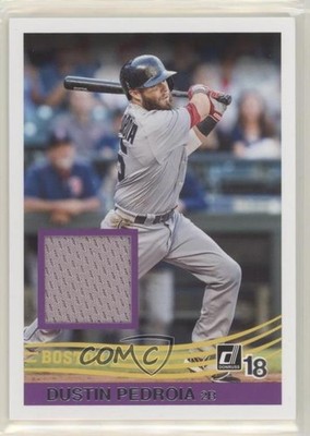 2018 Panini Donruss Retro 1984 Materials Dustin Pedroia #R84-DP 2u3