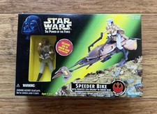 Star Wars  Power of the Force - Speeder Bike With Princess Leia in Endor Gear