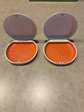 2 Invisalign Aligner and Retainer Cases   White