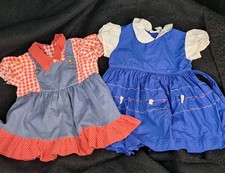 Vtg Mary Jane and Sz 1 Nannette Toddler Frock Dress