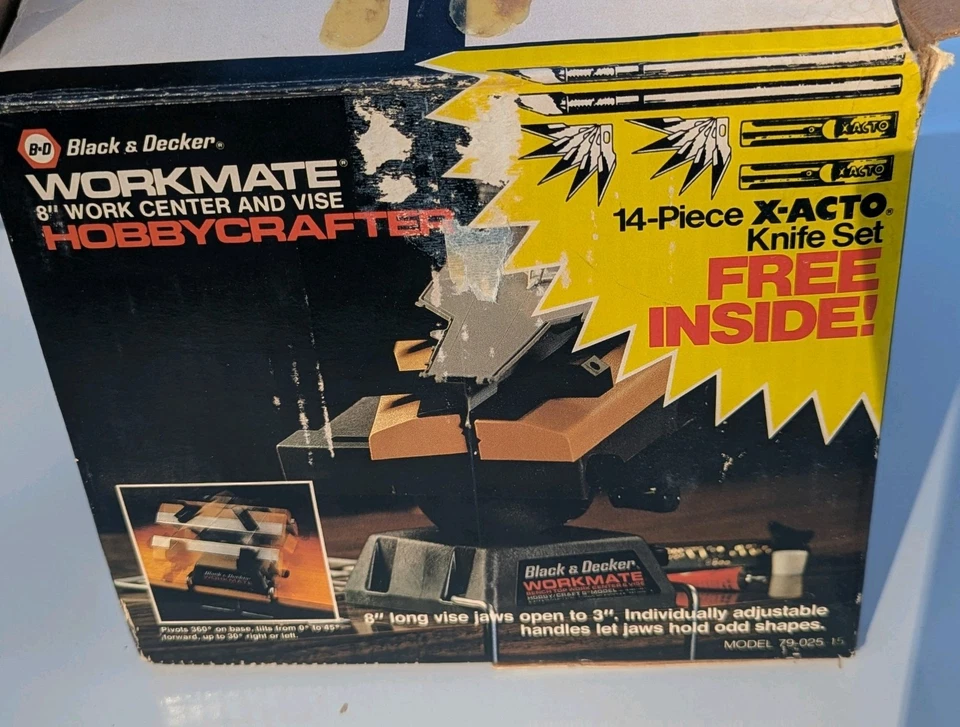 Vintage Black & Decker Workmate Bench Tilt Top Work Center and Vice 79-020 1 - Image 3 of 4