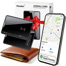 New Apple MFi Certified Slim Wallet Tracker Card 0.09in for Apple Find My ...