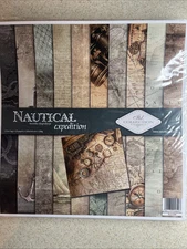 ITD Collection Scrapbook Paper - NAUTICAL  - 12”x12” - 10 Designs - Single Sided