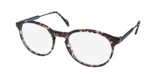 NEW ANDY WOLF 4588 EYEGLASS FRAME 51-18-140 C UNISEX BLUE AUSTRIA OVAL PLASTIC