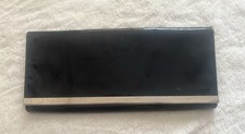Vintage Black Clutch With Silver Clasp