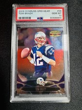 2008 TOM BRADY DONRUSS GRIDIRON GEAR PSA 10 GEM MINT 🔥🐐