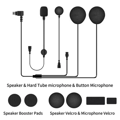 Fodsports M1-S Pro Motorcycle Intercom Headphones Headset Speakers Microphone