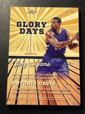 2026 Leaf Glory Of The Game BasketBall Antonio Davis Sparkle Glory Auto #d 4/8