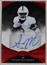 2022 SAGE Aspire Sincere McCormick Red Foil Autograph ASP-SM