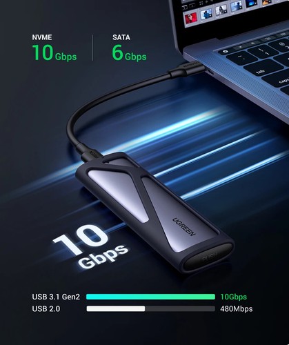 M2 SSD Case NVME SATA Dual Protocol M.2 To Type C SSD Adapter For SSD Disk Box - 第 16/32 張圖片
