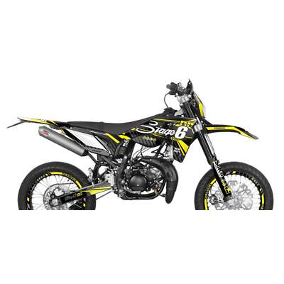SHERCO SE FACTORY R 50 2T LC 2018-2025 Deko Grafik Set Stage6 gelb