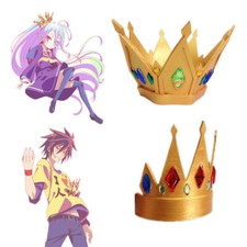 Anime No Game No Life Sora Armlet Armband Shiro Crown Headwear Cosplay Prop Gift