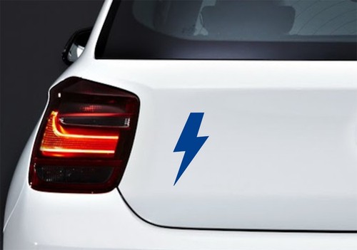 Lightning Bolt Car Laptop Motorbike Vinyl Decal Sticker (ia) - Picture 5 of 9