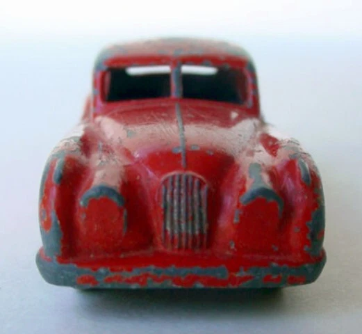 Original Moko VINTAGE MATCHBOX LESNEY Series 32 RED JAGUAR XK140 Diecast Car - Image 2 of 4