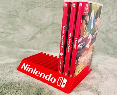 Nintendo Switch Vitrinenschuber - Spieleständer für 11 Spiele