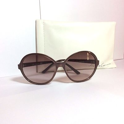 Kenneth Cole Brown Round Frame Sunglasses Kenneth Cole Reaction Metal Frame Brown Gradient Lens Ladies  main image 3