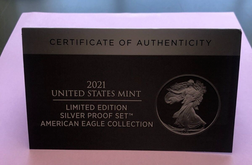 (2) sets (1) 2021 and (1) 2022 Limited Edition Silver Proof Set from the US Mint - Picture 2 of 6