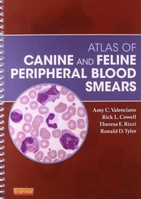 Atlas of Canine and Feline - Spiral-bound, by Valenciano DVM MS - Very Good
