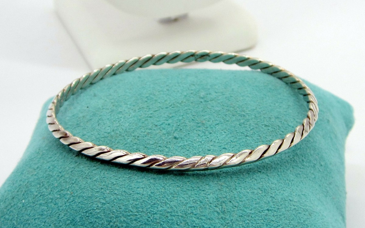 TIFFANY&Co. vintage twist bangle 【公式通販】