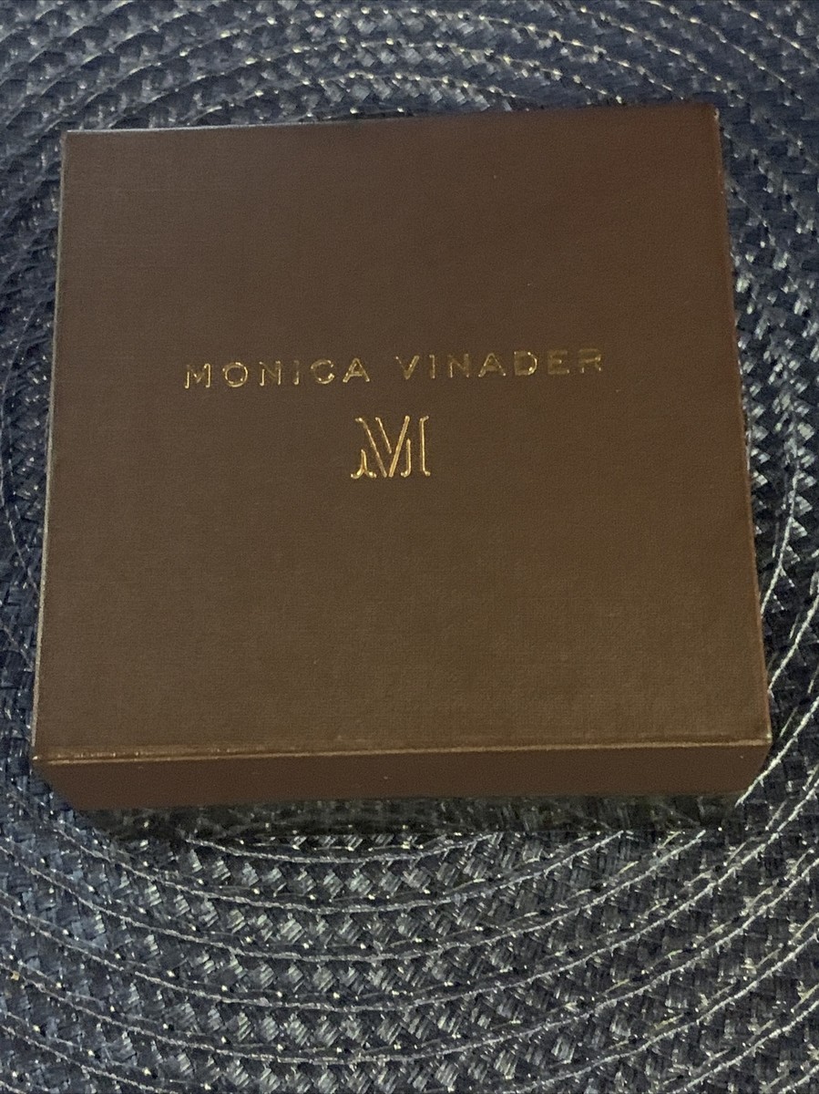 Monica Vinader Brown Box By Empty Gift Box