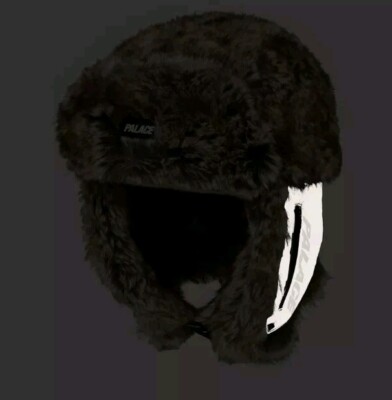 Palace Trooper Faux Fur Hat Fox Tip S/M with tag's and receipt