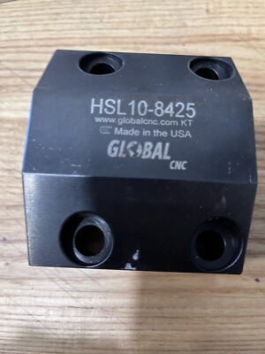 Global CNC Industries Turret ID Tool Block: 1'' Max Cut, Haas ID Tool Block