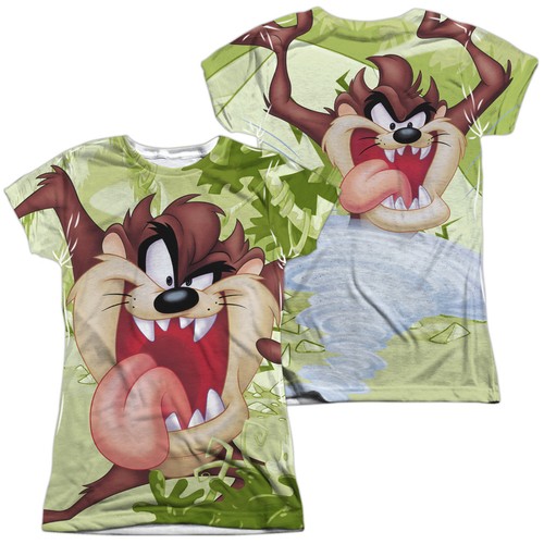looney tunes cartoon taz tazmanian devil 2-sided print poly