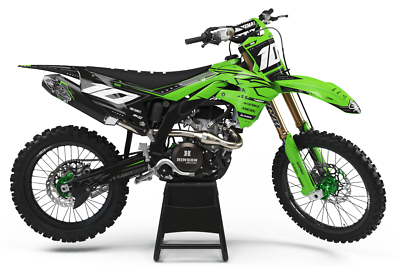 Kungfu Graphics Decal Kit For Kawasaki KLX230R (2020-2023) - Full Bike Sticker Set, 3M Vinyl, Customizable