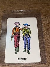 Vintage 1960 Cowboys  Indians Card Game Playing Card   Educards RARE CONDITION