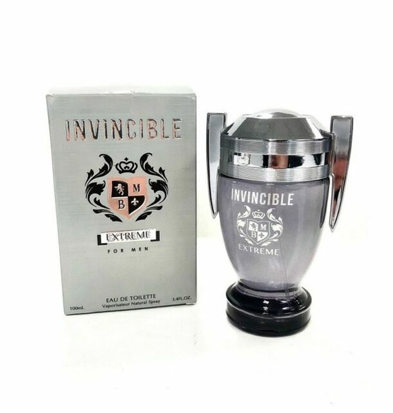 Invincible Extreme Cologne for Men 3.4 Oz Eau De Toilette Spray for