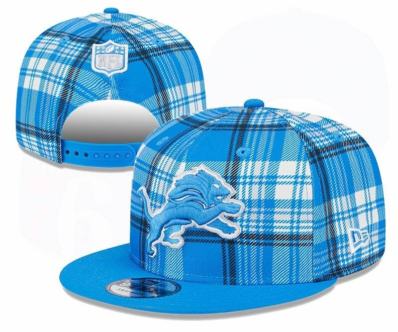 New Era Men's Blue Detroit Lions 2024 Sideline Statement Adjustable Cap