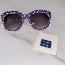 NWT Janie and Jack printed cat eye sunglasses