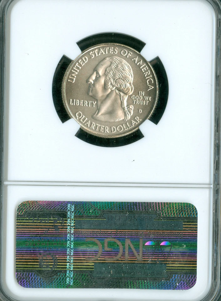 2009 D DISTRICT OF COLUMBIA QUARTER NGC MS68 SMS 2ND FIEST GRADE* - Image 2 of 2