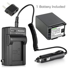Kastar 1 Battery  Charger kit for Canon BP-820 BP820 BP-828 BP828