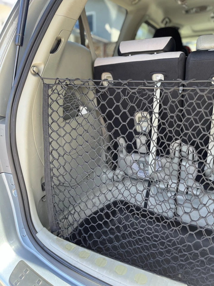 Red de carga de malla organizadora estilo sobre maletero trasero para Honda Odyssey 1995-2017 Foto 2 de 4