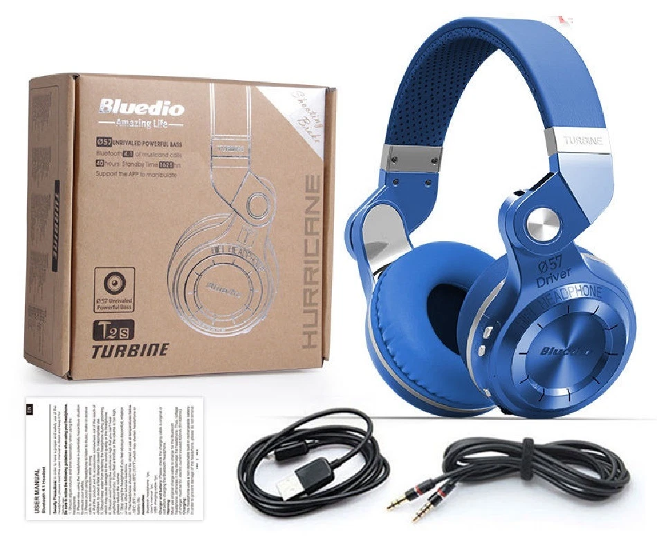 Auriculares Bluetooth Inalámbricos Manos Libres Auriculares Estéreo Auriculares Bluedio Foto 2 de 3