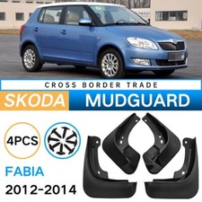 For SKODA Fabia 12-2014 ABS Plastic Fender car tire mud shield 4PCS